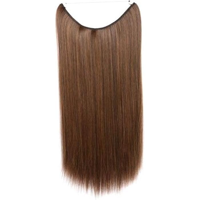 DILLARDS Hair Extension Wig Venetian Brown Mixed Dark Brown Light Brown Blonde Synthetic Fiber Heat Fiber - Image 2